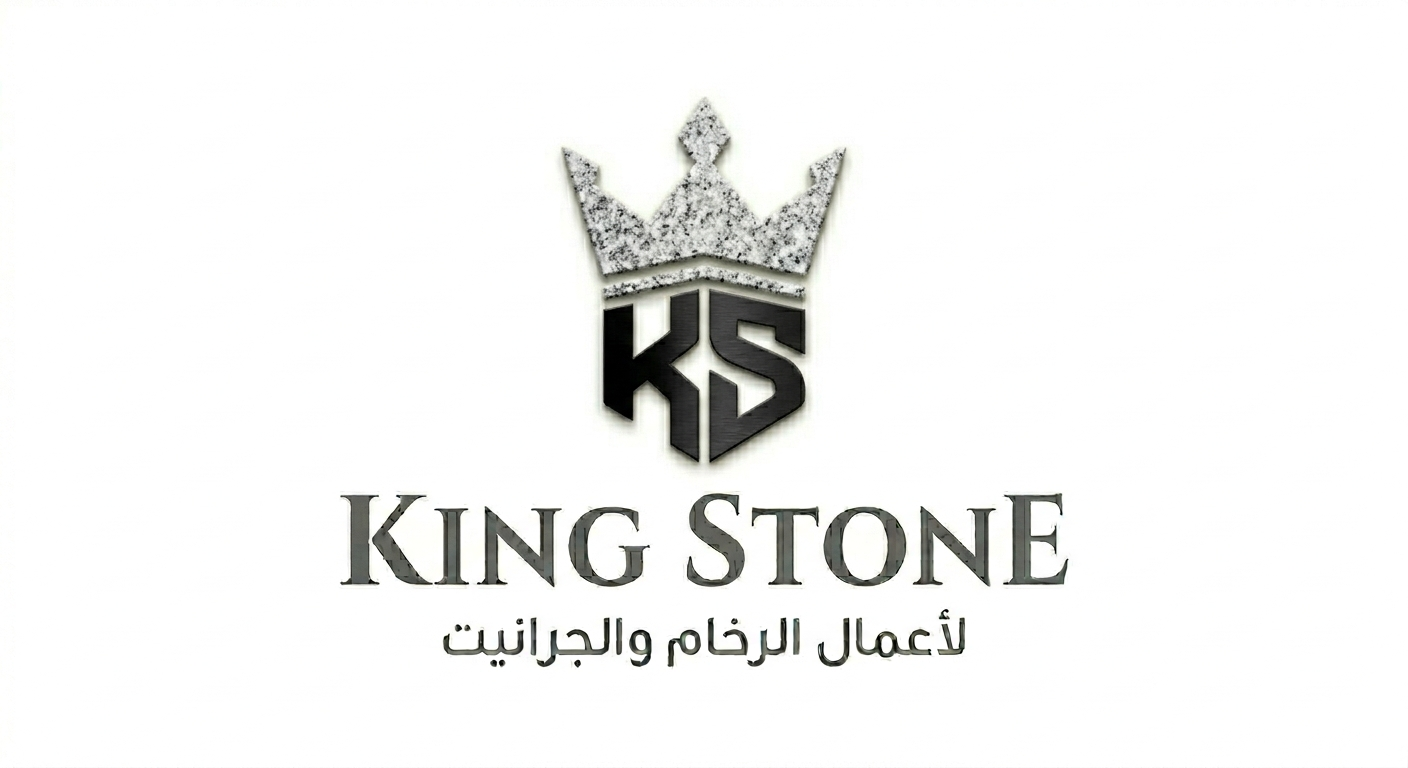 شعار كينج ستون لأعمال الرخام والجرانيت